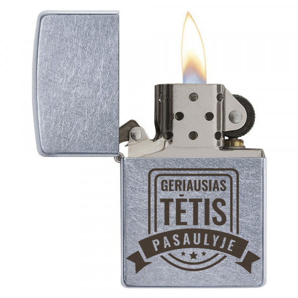 Zippo žiebtuvėlis "Geriausias TĖTIS pasaulyje"