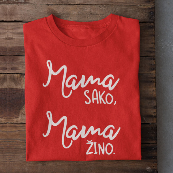 Moteriški marškinėliai "Mama sako, mama žino"