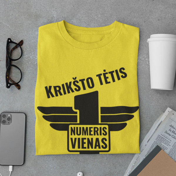 Marškinėliai "Krikšto tėtis numeris vienas"