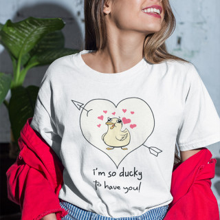 Moteriški marškinėliai "I am so ducky to have you"
