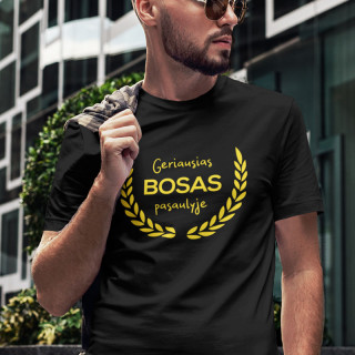 Marškinėliai "Geriausias bosas pasaulyje"
