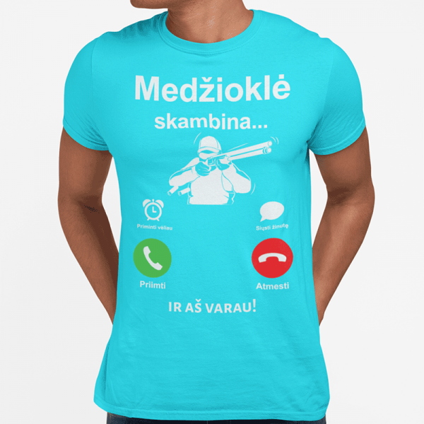 Marškinėliai "Medžioklė skambina"