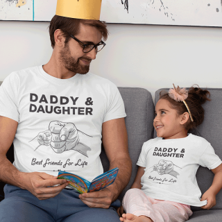 Marškinėlių komplektas "Daddy & Daughter"