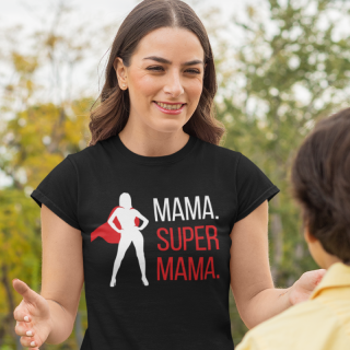 Moteriški marškinėliai "Super mama"