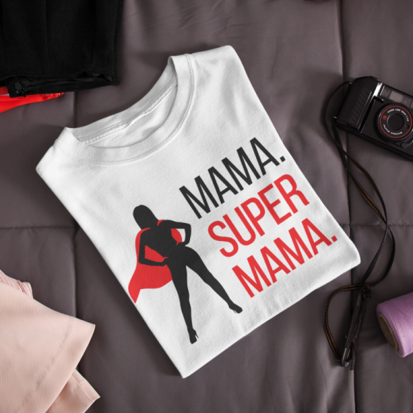 Moteriški marškinėliai "Super mama"