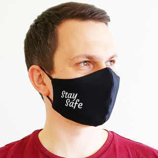 Veido kaukė "Stay safe"