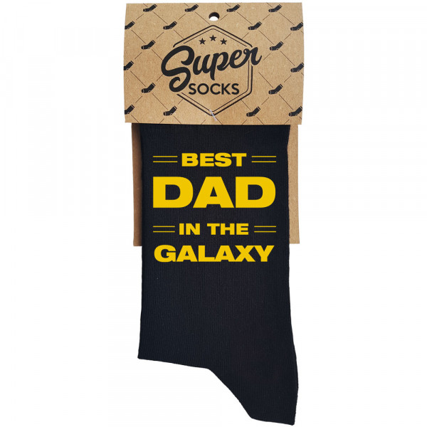 Kojinės "Best dad in the galaxy"