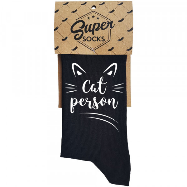 Kojinės "Cat person"