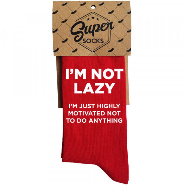 Kojinės "I'm not lazy"