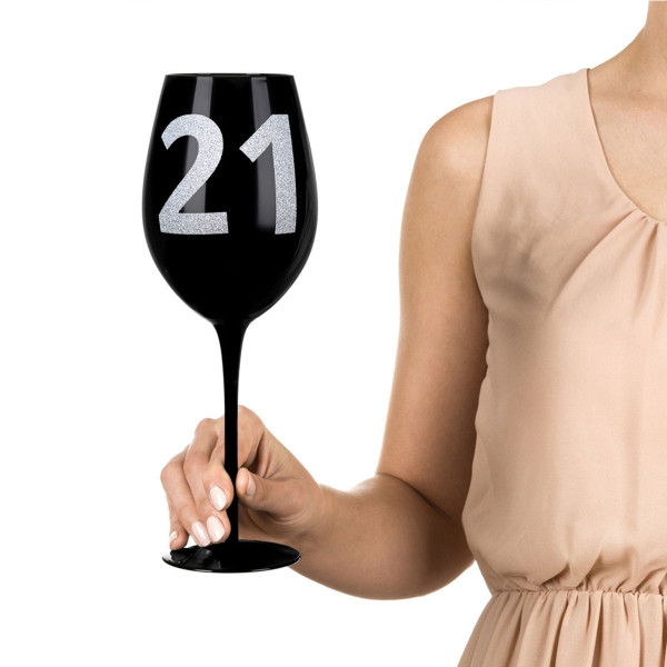 XXL Vyno taurė su skaičiumi 21 (860ml)