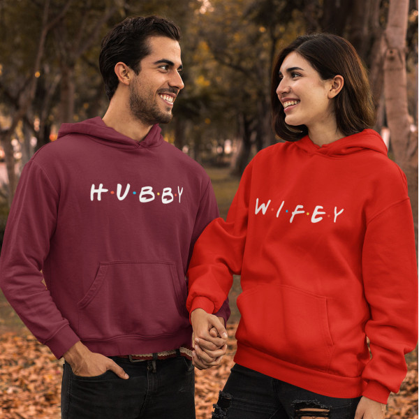 Džemperių komplektas "Hubby and Wifey"