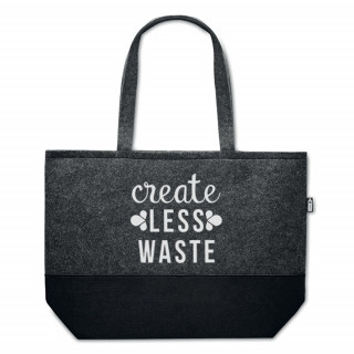 Eko-veltinio pirkinių krepšys "Create less waste"
