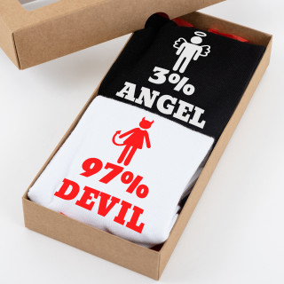 Kojinių rinkinys porai "Angel & Devil"