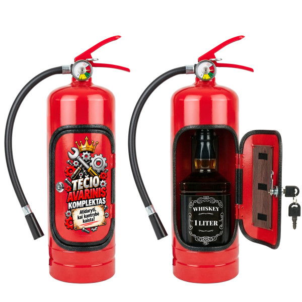 Mini baras - gesintuvas "Tėčio avarinis komplektas, atidaryti kai kantrybė kaista!"