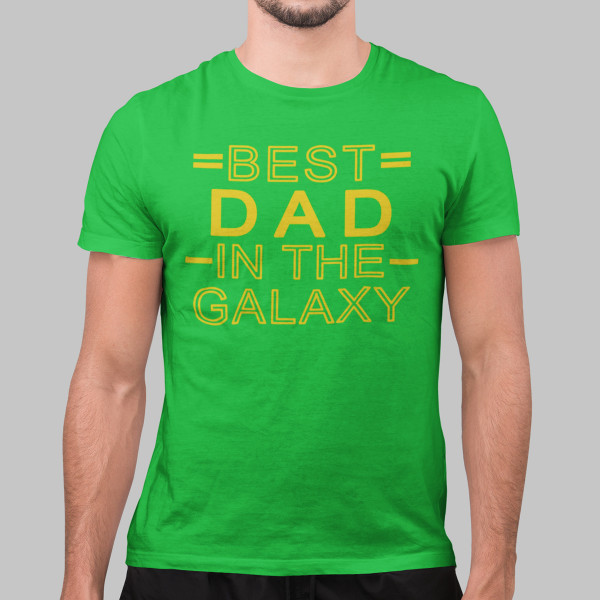 Marškinėliai "Best dad in the galaxy"