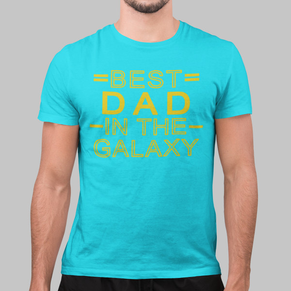 Marškinėliai "Best dad in the galaxy"