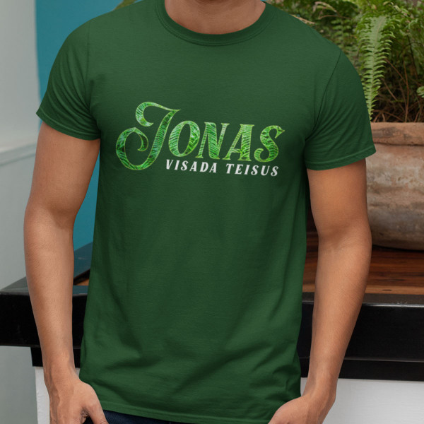 Marškinėliai "Jonas visada teisus"