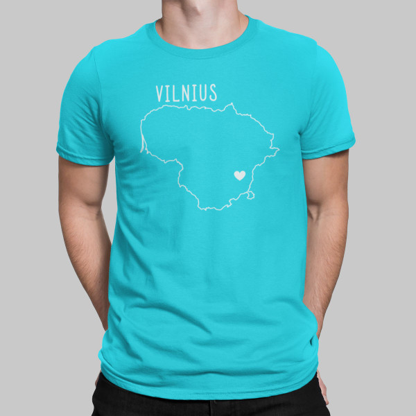 Marškinėliai "Vilnius - širdis"