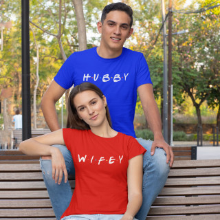 Marškinėlių komplektas "Žmona ir vyras"