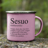 Metalinis puodelis "Sesuo"