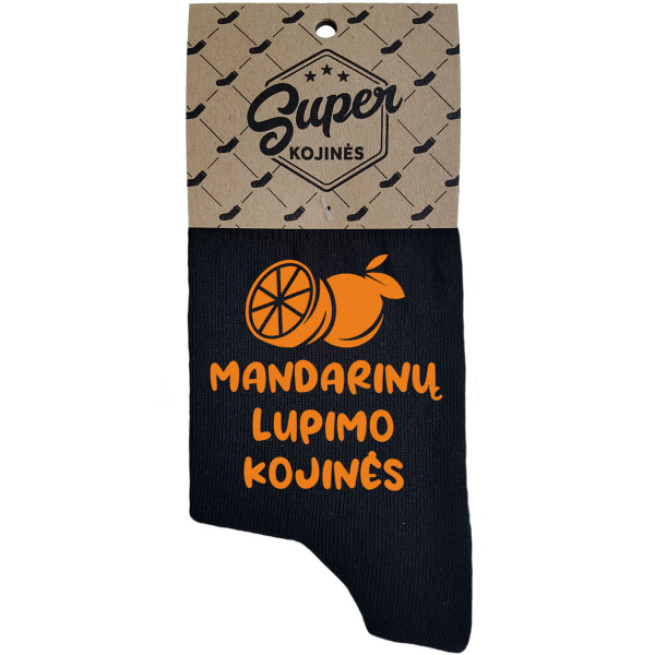 Moteriškos kojinės "Mandarinų lupimo kojinės"