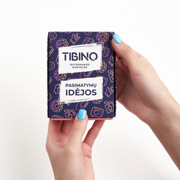 Nutrinamų kortelių rinkinys TIBINO "Pasimatymų idėjos"