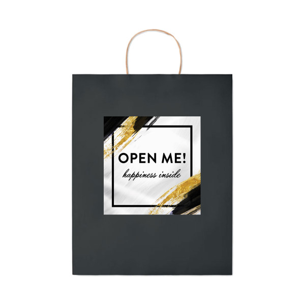 Popierinis dovanų maišelis "Open me"