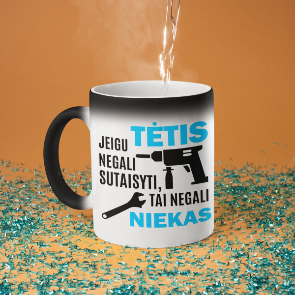 Puodelis "Tik TĖTIS sutaisys"