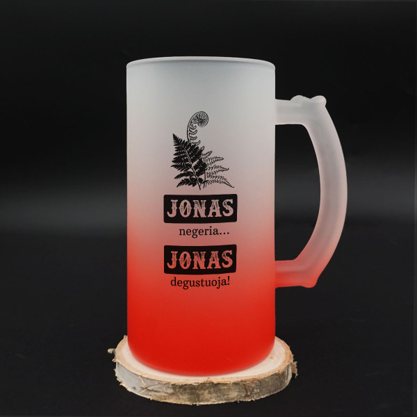 Bokalas "Jonas negeria - Jonas degustuoja" Bokalas "Jonas negeria - Jonas degustuoja"