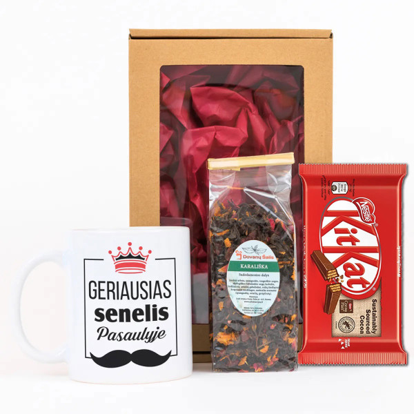 Dovanų rinkinys „Geriausias senelis pasaulyje“ Dovanų rinkinys „Geriausias senelis pasaulyje“