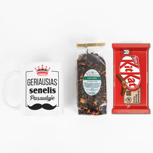 Dovanų rinkinys „Geriausias senelis pasaulyje“ Dovanų rinkinys „Geriausias senelis pasaulyje“