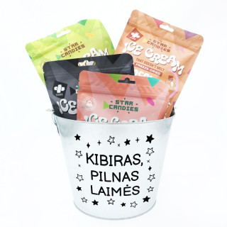 Dovanų rinkinys "Kibiras, pilnas laimės"