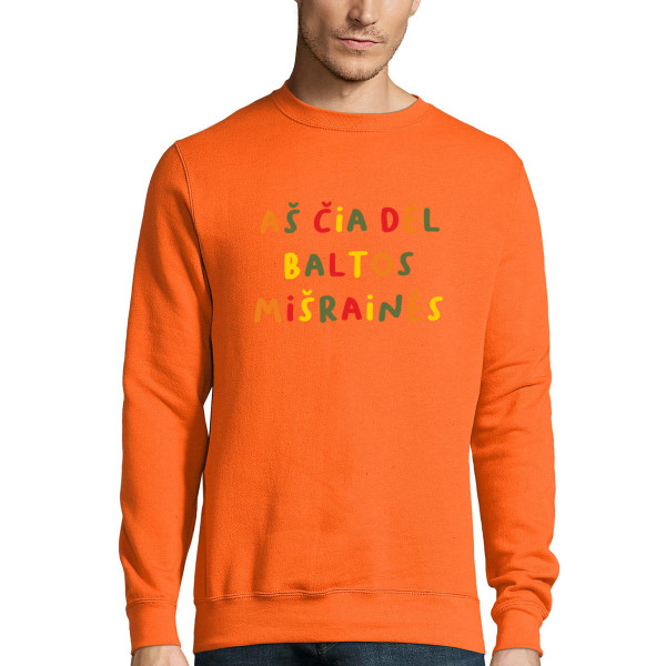 Džemperis "Aš čia dėl baltos mišrainės" (be kapišono)