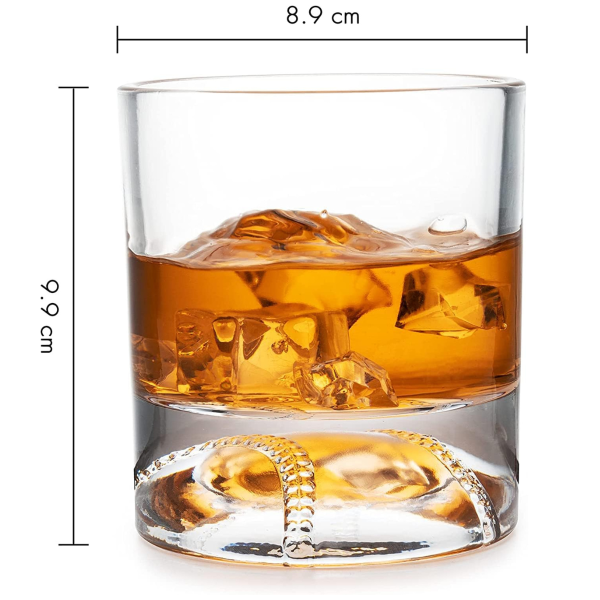 Grafino su stovu ir 4 stiklinių rinkinys "Baseball bat"