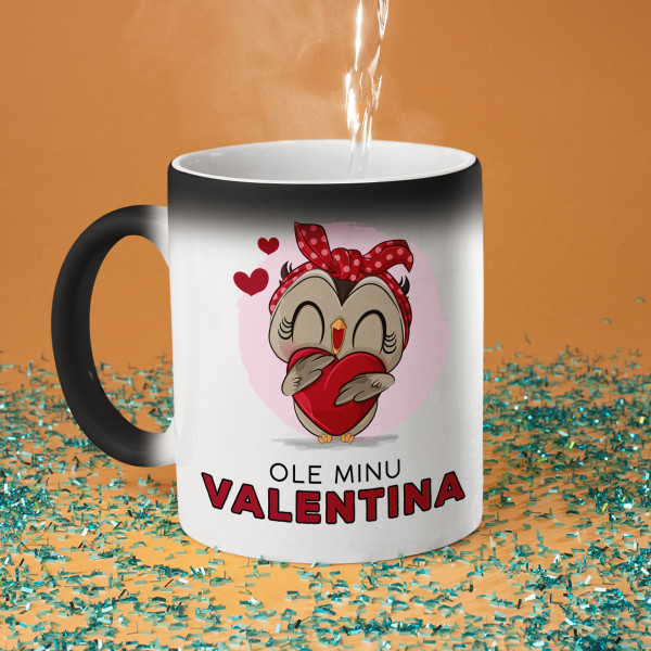 Puodelis "Būk mano Valentina" Puodelis "Būk mano Valentina"