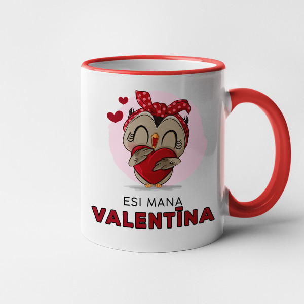 Puodelis "Būk mano Valentina" Puodelis "Būk mano Valentina"