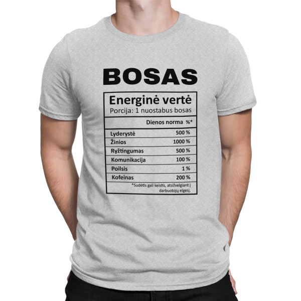 Marškinėliai "Boso sudėtis"