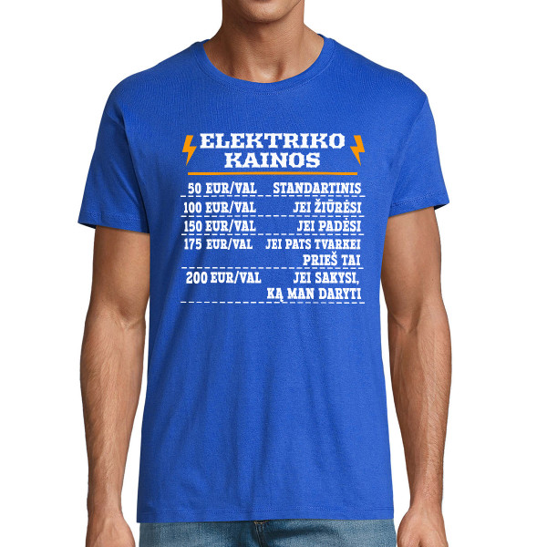 Marškinėliai "Elektriko kainos"