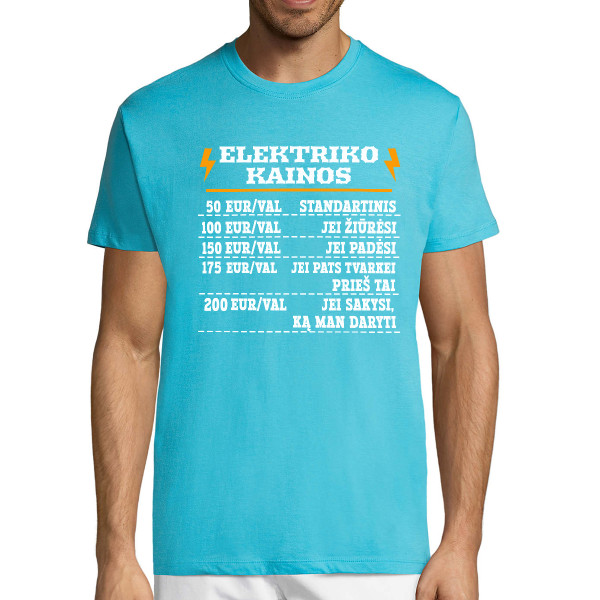 Marškinėliai "Elektriko kainos"