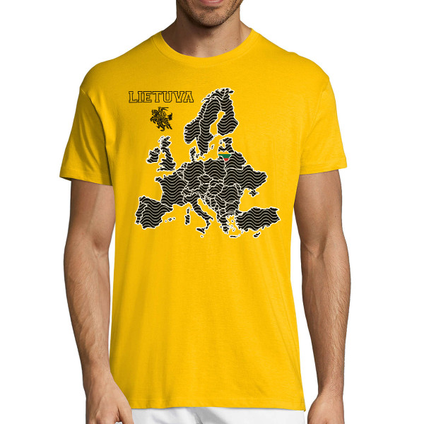 Marškinėliai "Lietuva Europos Širdyje"