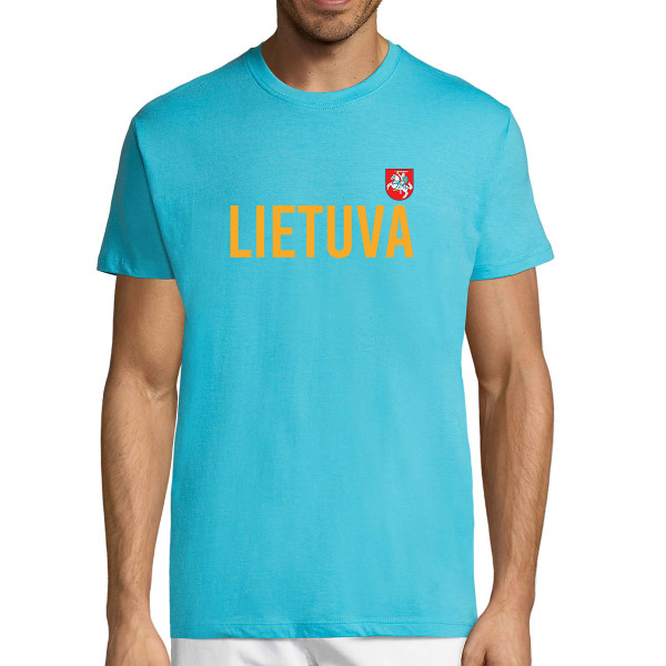 Marškinėliai "Lietuva su herbu"