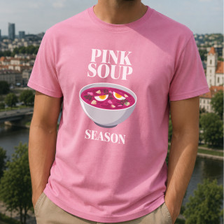 Marškinėliai "Pink soup season"