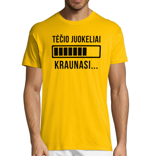 Marškinėliai "Tėčio juokeliai kraunasi"