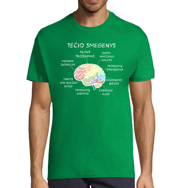 Marškinėliai "Tėčio smegenys"