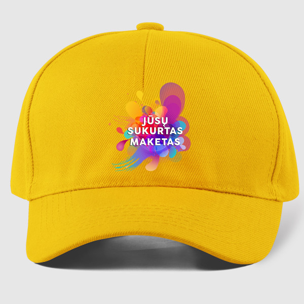 Medvilninė kepuraitė su Jūsų sukurtu dizainu
