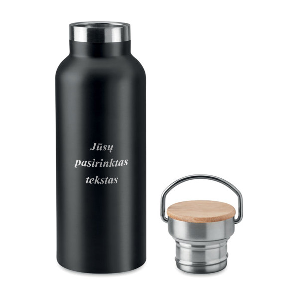 Metalinė gertuvė "HELSINKI" su Jūsų graviruotu tekstu (500ml)