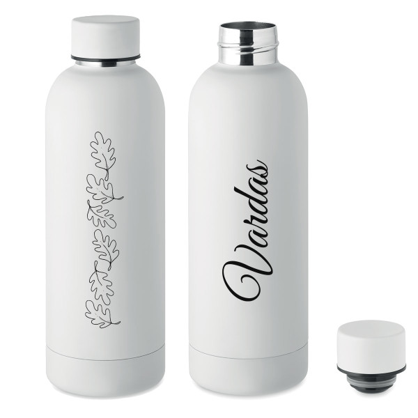 Metalinė termo gertuvė "Ąžuolo lapai" su Jūsų pasirinktu vardu (500ml)