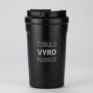 Metalinis termopuodelis "Tobulo vyro puodelis" (400ml)