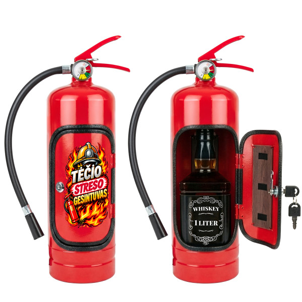 Mini baras - gesintuvas "Tėčio streso gesintuvas!"