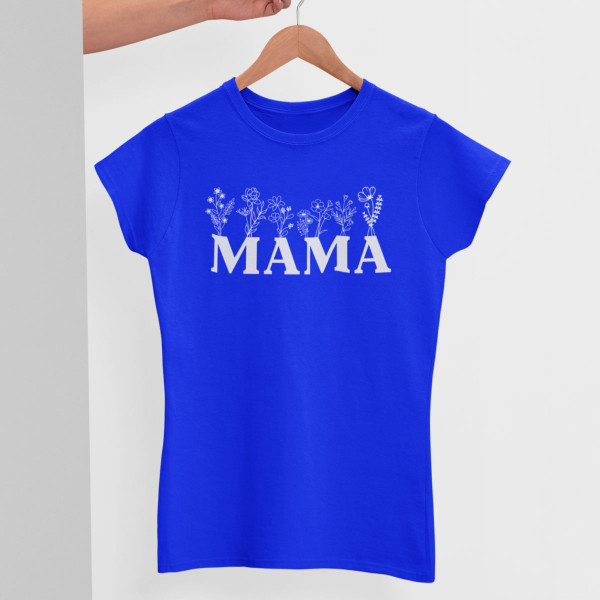 Moteriški marškinėliai "Mama - laukų gėlė"